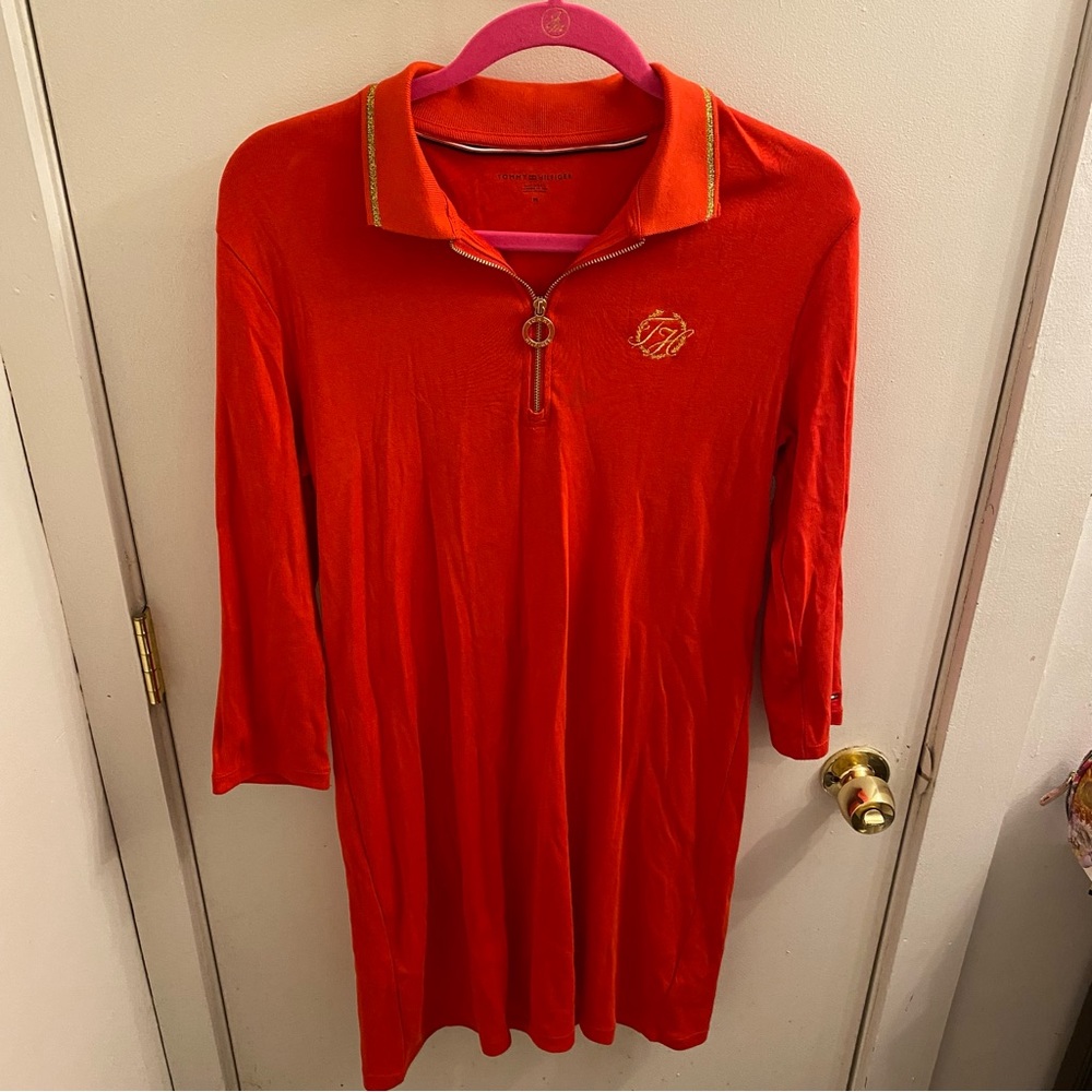 Tommy Hilfiger long sleeve dress size small 100% cotton